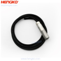 Temperature and humidity sensor probe with protective cover housing used for greenhouse soil moisture meter